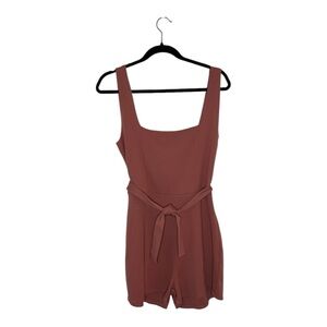 Rolla Coster Pink Sleeveless Romper with Belt